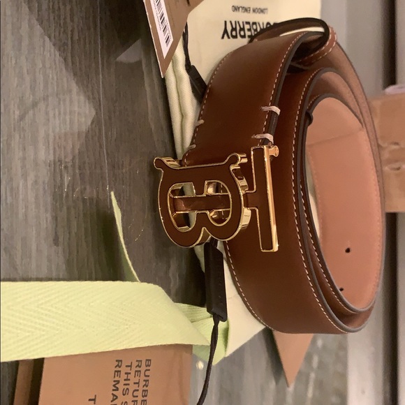 ✨✨SOLD!SOLD!✨✨Burberry Monogram Motif Leather Belt - Picture 4 of 10